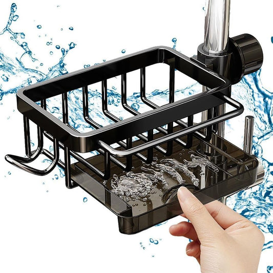 Kitchen Sink Faucet OrganizerSponge Holder for Kitchen Sink
