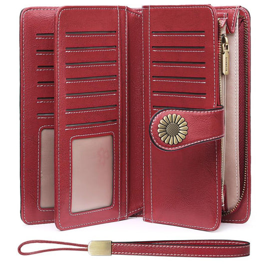 SENDEFN Wallets for Women Leather Credit Card Holder