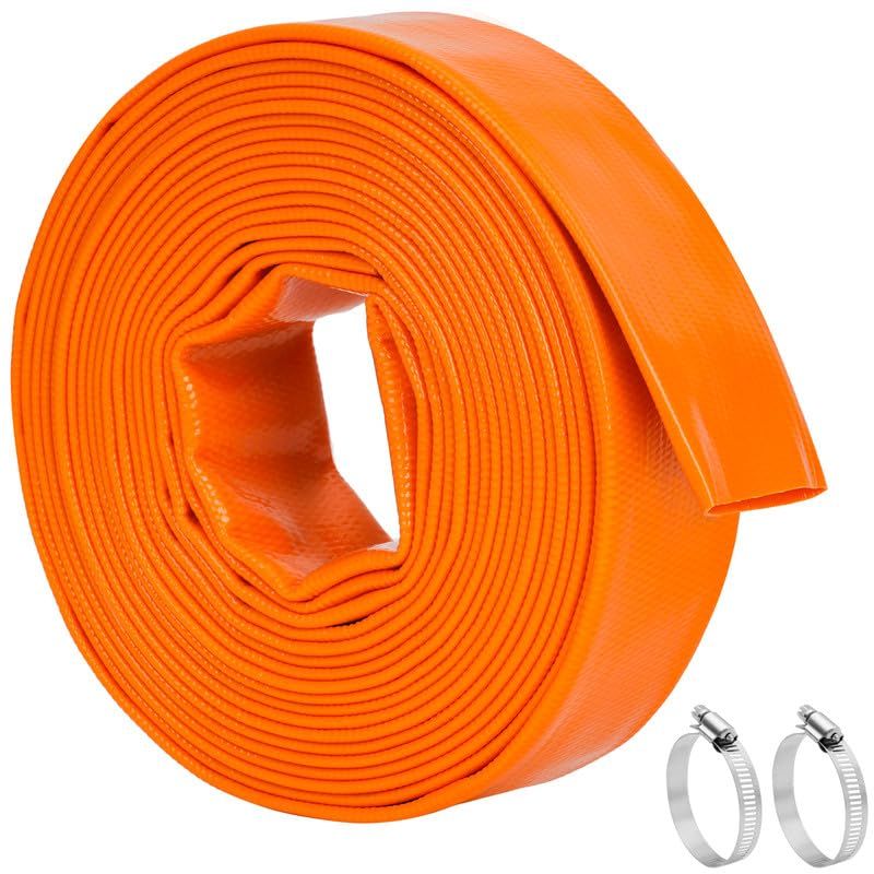 Pool Backwash Hose 125 x 25 FT Heavy Duty Burst Resistant
